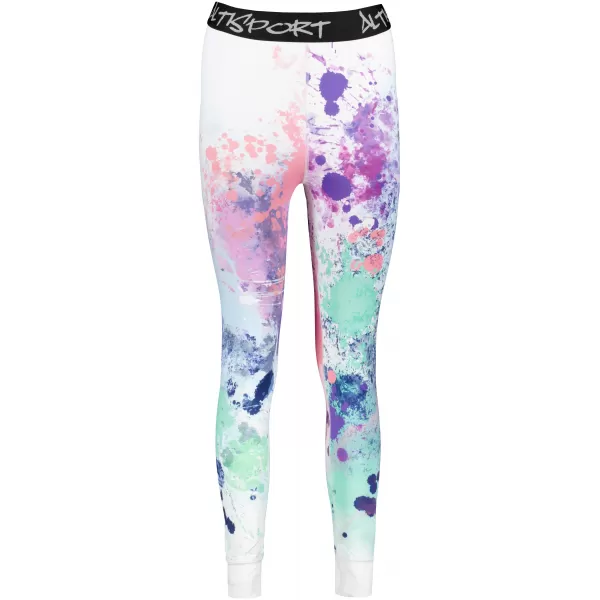  Premium funcțional de pantaloni termi funcționali pentru femei ALTISPORT VOJ/ALW055TER02 PURPLE-VERDE 