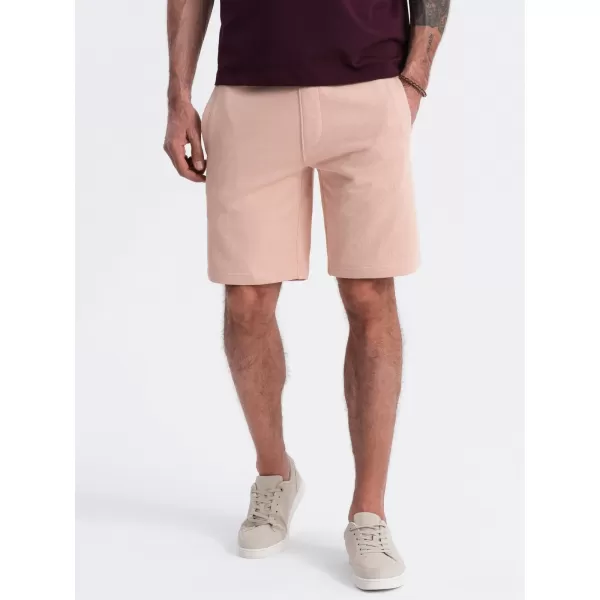  Pantaloni scurţi OMBRE OM-SRBS-0139 ROZ PULBERE 