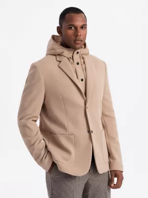 Sacou OMBRE OM-BLZB-0133 MARO DESCHIS