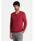 Pulover pentru bărbați OMBRE OM-SWBS-0107 ROŞU