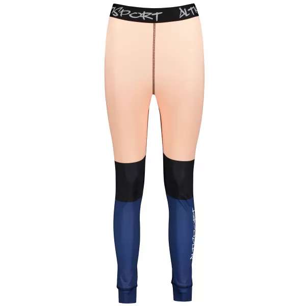  Premium funcțional de pantaloni termi funcționali pentru femei ALTISPORT VOJ/ALW051TER02 PORTOCALIU/ALBASTRU 
