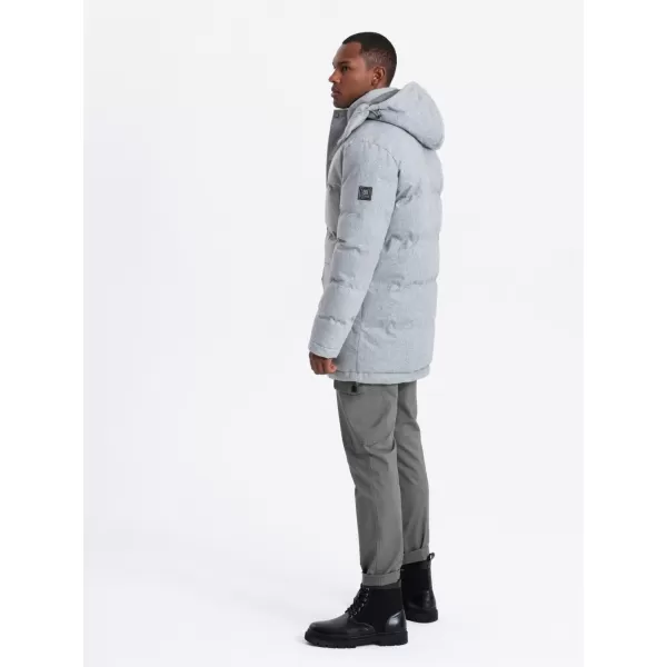  Sacou OMBRE OM-JALJ-0217 MELANGE GRI DESCHIS 