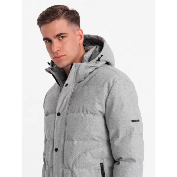  Sacou OMBRE OM-JAHP-0203 MELANGE GRI 