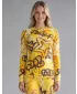 Tricou funcțional pentru femei cu mâneci lungi premium ALTISPORT VOJ/ALW054TER01 CHIHLIMBAR