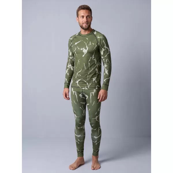  Premium funcțional pentru pantaloni termo funcționali pentru bărbați ALTISPORT VOJ/ALM052TER02 KAKI 