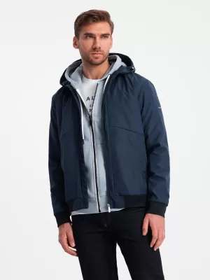 Sacou OMBRE OM-JANP-0149 ALBASTRU MARIN