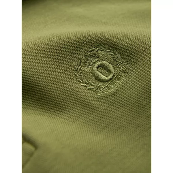  Mens t -thirt cu guler OMBRE OM-POBS-0100 MĂSLIN 
