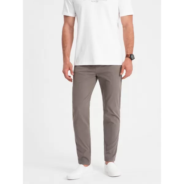 Pantaloni OMBRE OM-PACP-0151 BEJ ÎNTUNECAT 