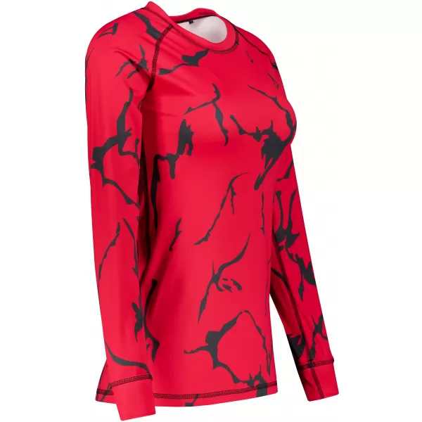  Tricou funcțional pentru femei cu mâneci lungi premium ALTISPORT VOJ/ALW052TER01 ROŞU 