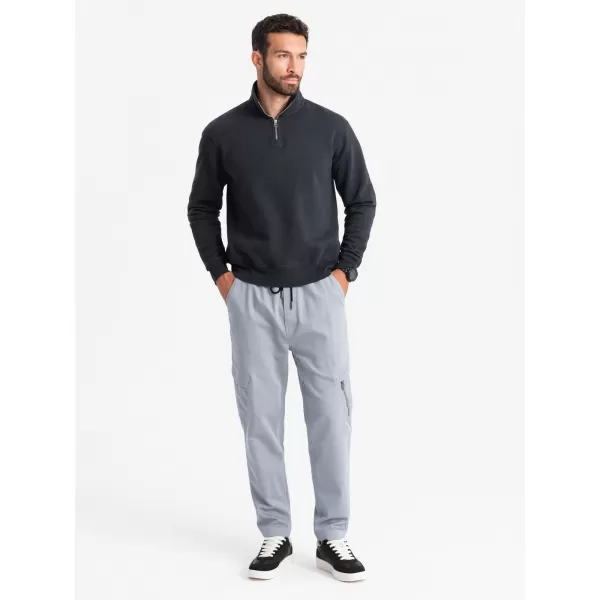  Pantaloni OMBRE OM-PAJO-0199 GRI DESCHIS 