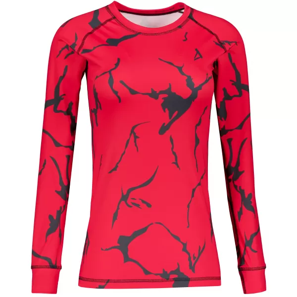  Tricou funcțional pentru femei cu mâneci lungi premium ALTISPORT VOJ/ALW052TER01 ROŞU 