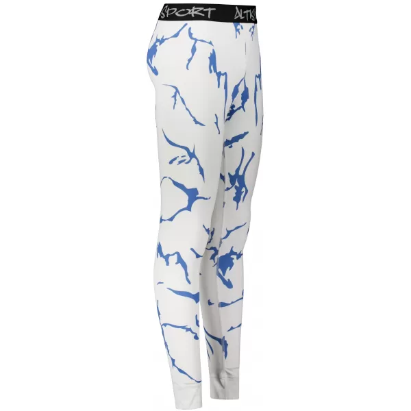  Premium funcțional pentru pantaloni termo funcționali pentru bărbați ALTISPORT VOJ/ALM052TER02 ALB 