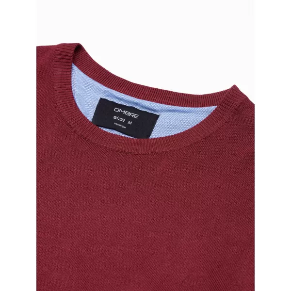  Pulover pentru bărbați OMBRE OM-SWBS-0106 BURGUNDIA 