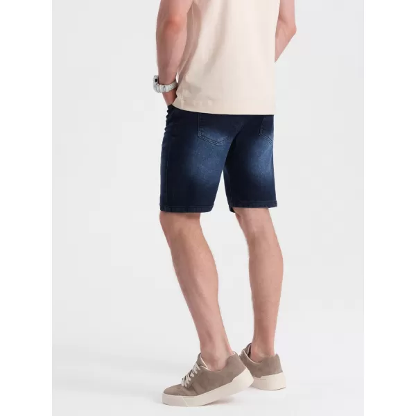  Pantaloni scurţi OMBRE OM-SRDS-0145 ALBASTRU ÎNCHIS 
