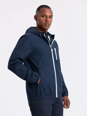 Sacou OMBRE OM-JANP-0136 ALBASTRU MARIN