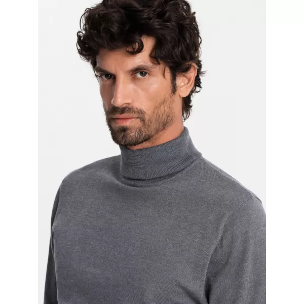  Pulover pentru bărbați OMBRE OM-SWTN-0101 MELANGE GRI 