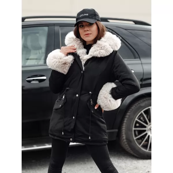  Haina DSTREET CHARMFUR TY4771 NEGRU 