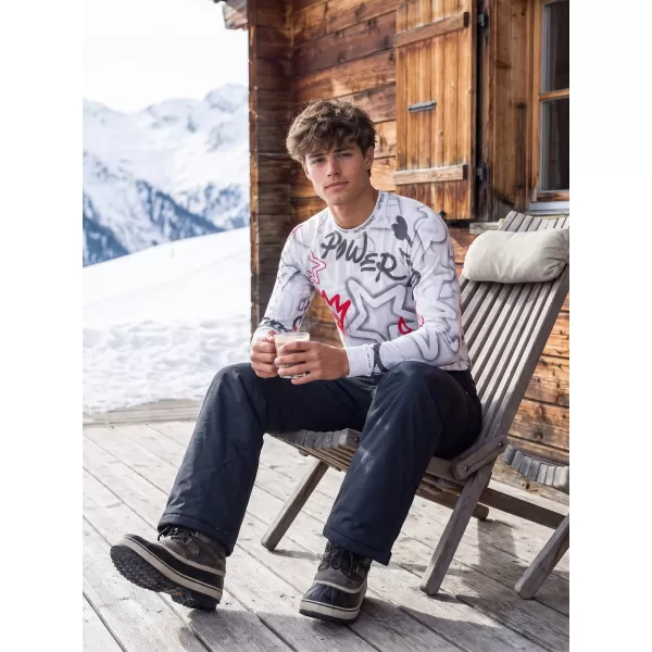  Tricou funcțional pentru bărbați cu mânecă lungă premium ALTISPORT VOJ/ALM054TER01 GRI -RED 