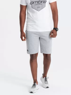 Pantaloni scurţi OMBRE OM-SRSK-0150 GRI