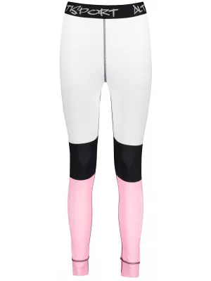 Premium funcțional de pantaloni termi funcționali pentru femei ALTISPORT VOJ/ALW051TER02 ALB -PINK