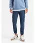 Pantaloni OMBRE OM-PACG-0196 ALBASTRU ÎNCHIS