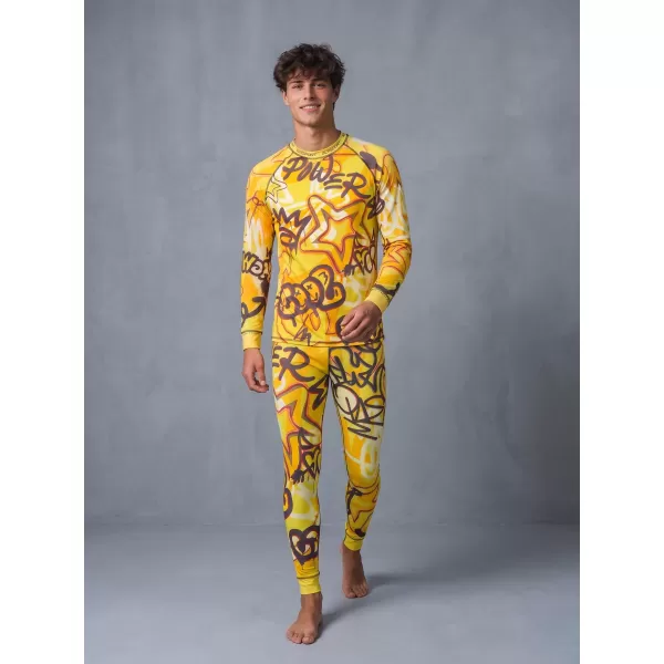  Tricou funcțional pentru bărbați cu mânecă lungă premium ALTISPORT VOJ/ALM054TER01 CHIHLIMBAR 