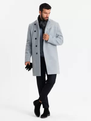Haina masculină OMBRE OM-COWC-0120 MELANGE GRI