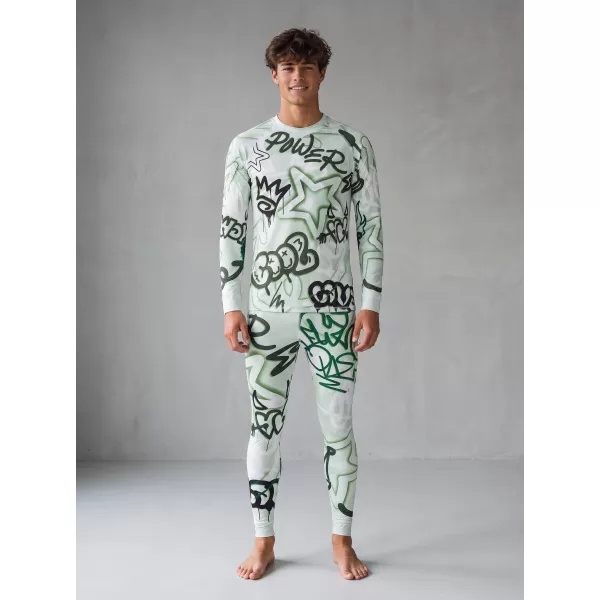  Tricou funcțional pentru bărbați cu mânecă lungă premium ALTISPORT VOJ/ALM054TER01 VERDE 