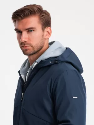 Sacou OMBRE OM-JANP-0149 ALBASTRU MARIN