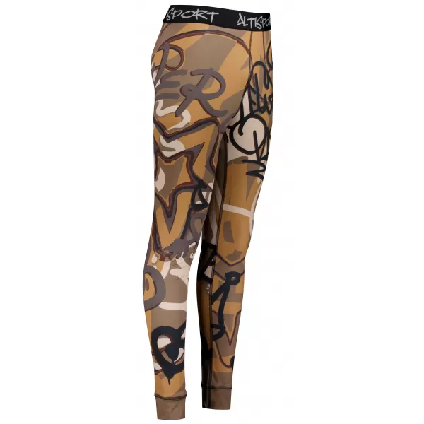  Premium funcțional pentru pantaloni termo funcționali pentru bărbați ALTISPORT VOJ/ALM054TER02 MARO 