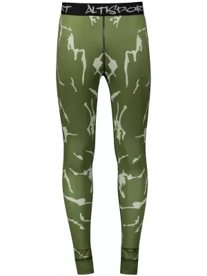 Premium funcțional pentru pantaloni termo funcționali pentru bărbați ALTISPORT VOJ/ALM052TER02 KAKI