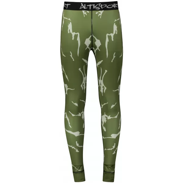  Premium funcțional pentru pantaloni termo funcționali pentru bărbați ALTISPORT VOJ/ALM052TER02 KAKI 