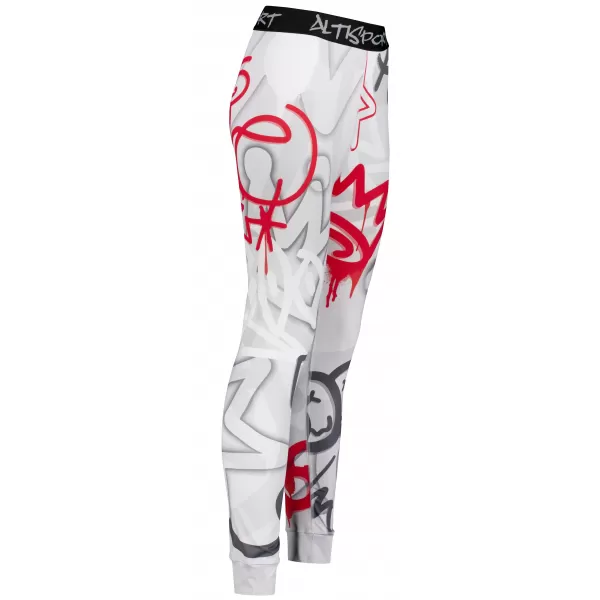  Premium funcțional de pantaloni termi funcționali pentru femei ALTISPORT VOJ/ALW054TER02 GRI -RED 