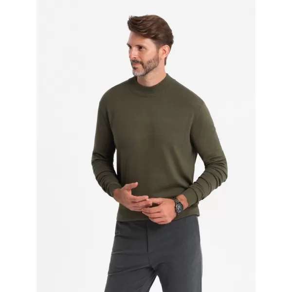  Pulover pentru bărbați OMBRE OM-SWTN-0100 KAKI 
