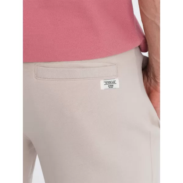  Pantaloni scurţi OMBRE OM-SRBS-0139 BEJ UȘOR 