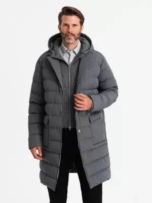 Haina masculină OMBRE OM-JALJ-0177 GRAFIT