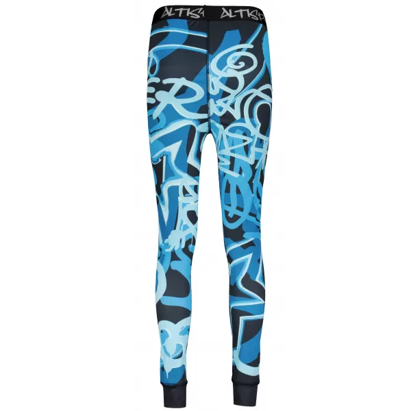  Premium funcțional de pantaloni termi funcționali pentru femei ALTISPORT VOJ/ALW054TER02 NEGRU -BLUE 