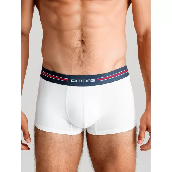  Pantaloni scurţi OMBRE OM-UNBO-0109 3 PACK MIX ALB 