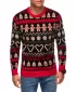 Pulover pentru bărbați EDOTI EM-SWOS-0105 NEGRU ȘI MARO