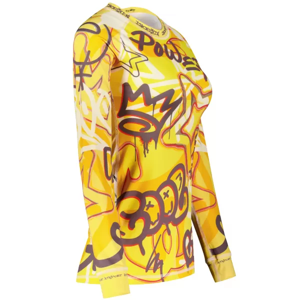 Tricou funcțional pentru femei cu mâneci lungi premium ALTISPORT VOJ/ALW054TER01 CHIHLIMBAR 