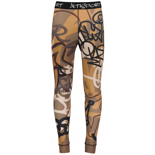  Premium funcțional pentru pantaloni termo funcționali pentru bărbați ALTISPORT VOJ/ALM054TER02 MARO 