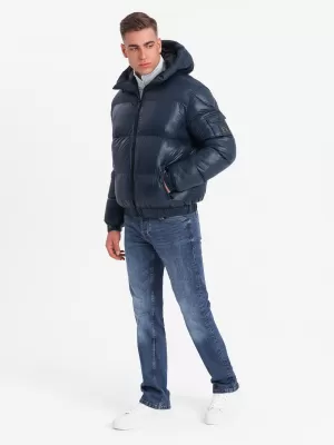 Sacou OMBRE OM-JAHP-0207 ALBASTRU MARIN