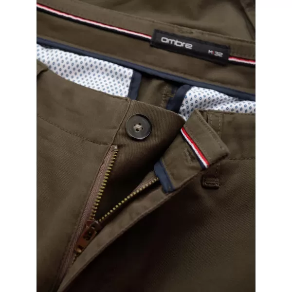  Pantaloni scurţi OMBRE OM-SRCG-0133 MĂSLIN ÎNTUNECAT 