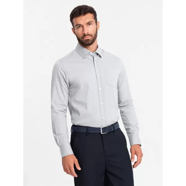  Cămaşă OMBRE OM-SHCS-0174 GRI 