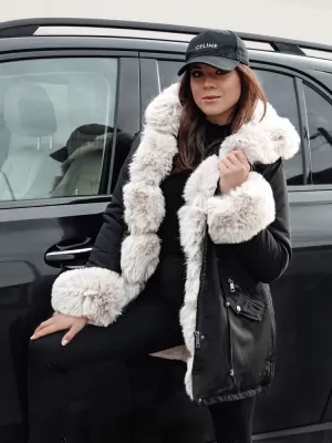 Haina DSTREET CHARMFUR TY4771 NEGRU