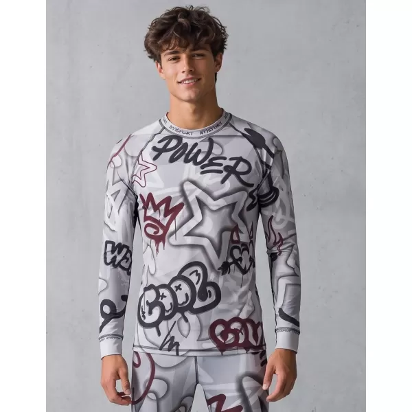 Tricou funcțional pentru bărbați cu mânecă lungă premium ALTISPORT VOJ/ALM054TER01 GRI ÎNCHIS 