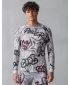 Tricou funcțional pentru bărbați cu mânecă lungă premium ALTISPORT VOJ/ALM054TER01 GRI ÎNCHIS