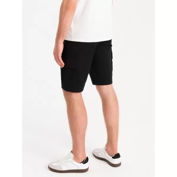  Pantaloni scurţi OMBRE OM-SRCG-0133 NEGRU 