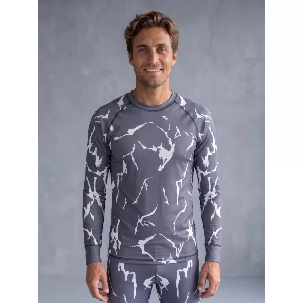  Tricou funcțional pentru bărbați cu mânecă lungă premium ALTISPORT VOJ/ALM052TER01 GRI 