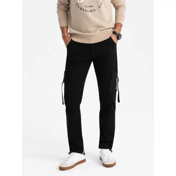  Pantaloni OMBRE OM-PACG-0197 NEGRU 